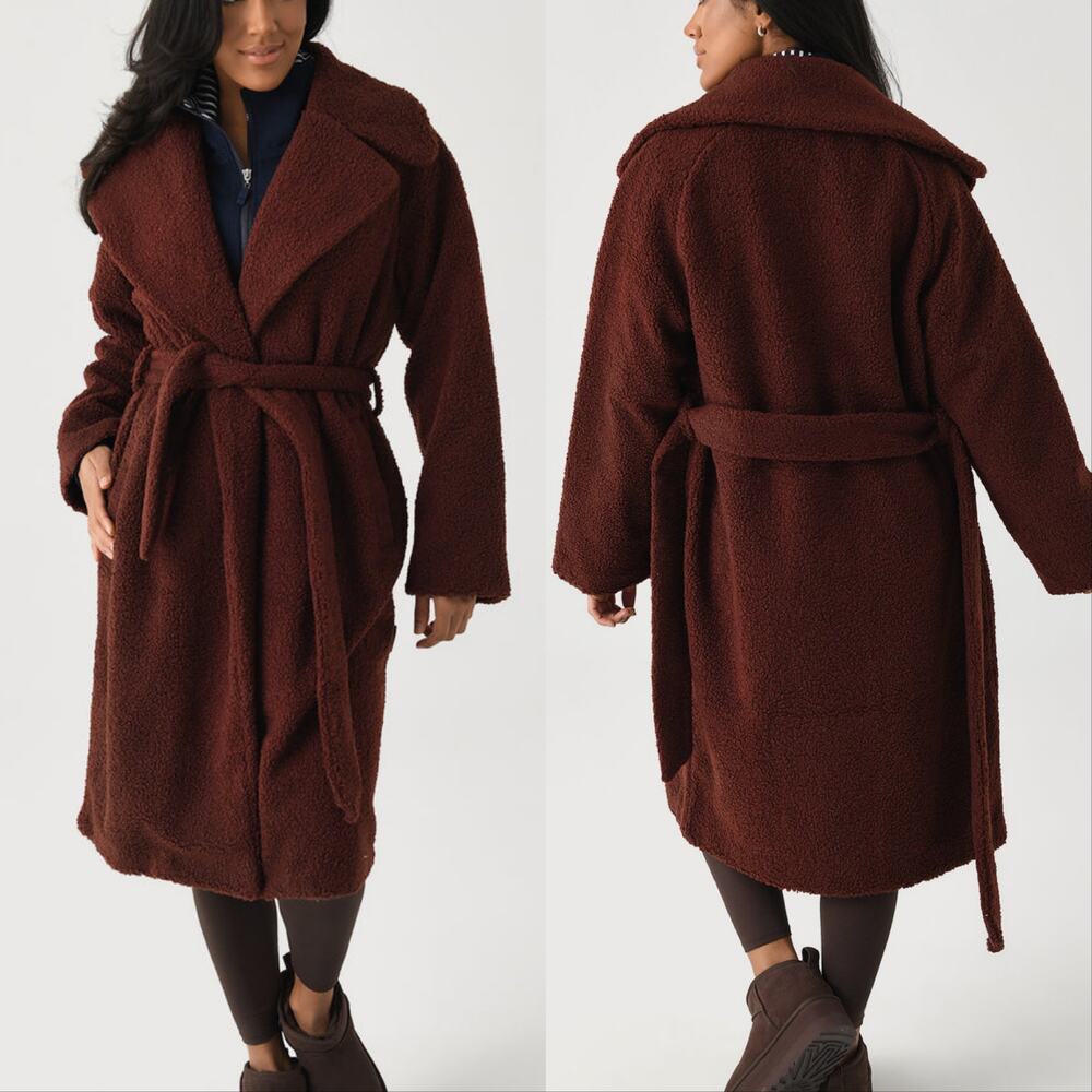 Varley Vermont Sherpa Wrap Coat